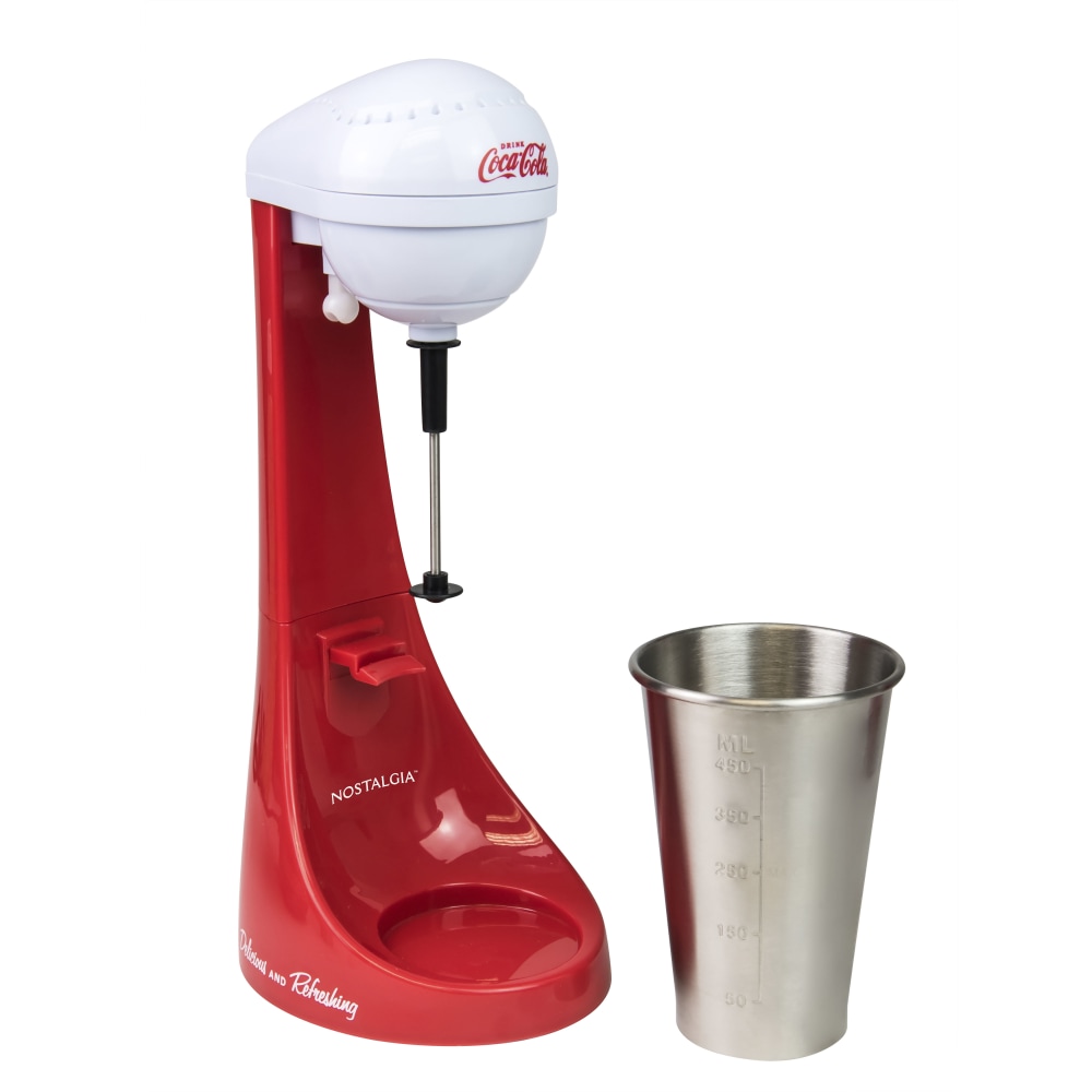 Nostalgia Electrics Coca-Cola Limited Edition 2-Speed Milkshake Maker, Red/White MPN:MLKS100COKE