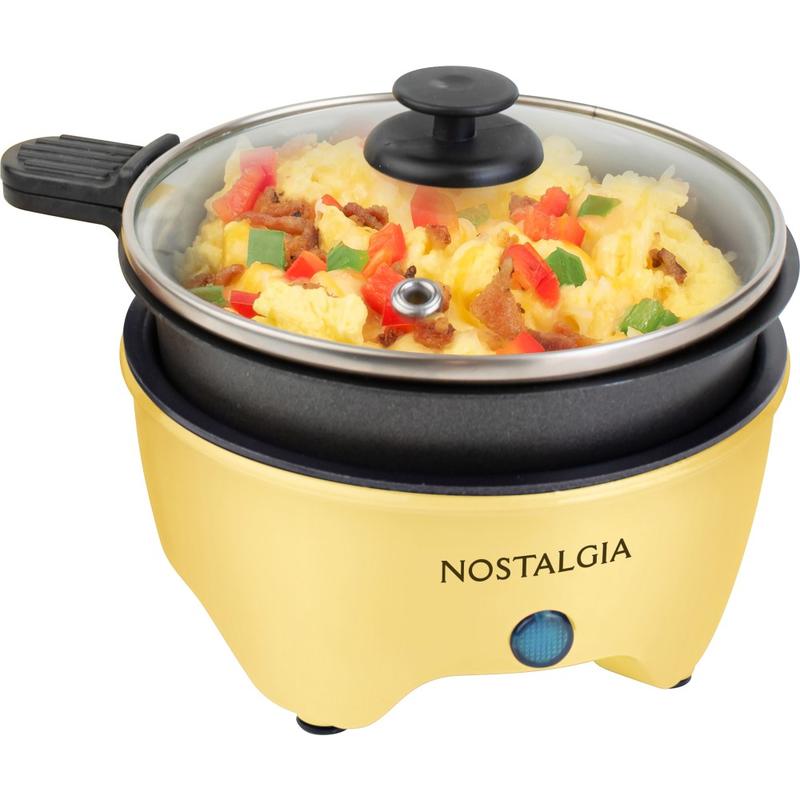 Nostalgia MSK5YW MyMini Personal Electric Skillet, Yellow MPN:MSK5YW