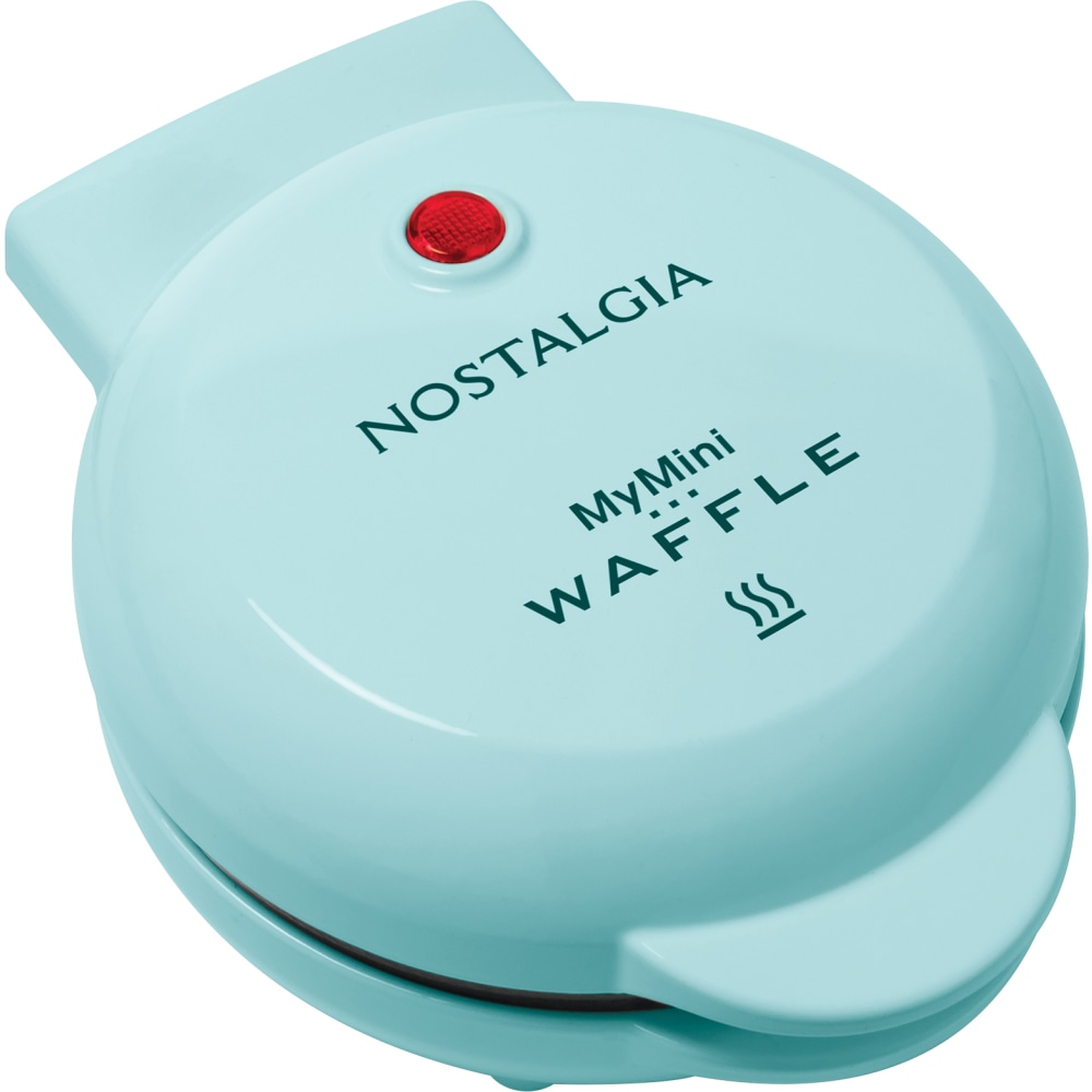 Nostalgia Electrics MyMini Personal Electric Waffle Maker, Aqua MPN:MWF5AQ