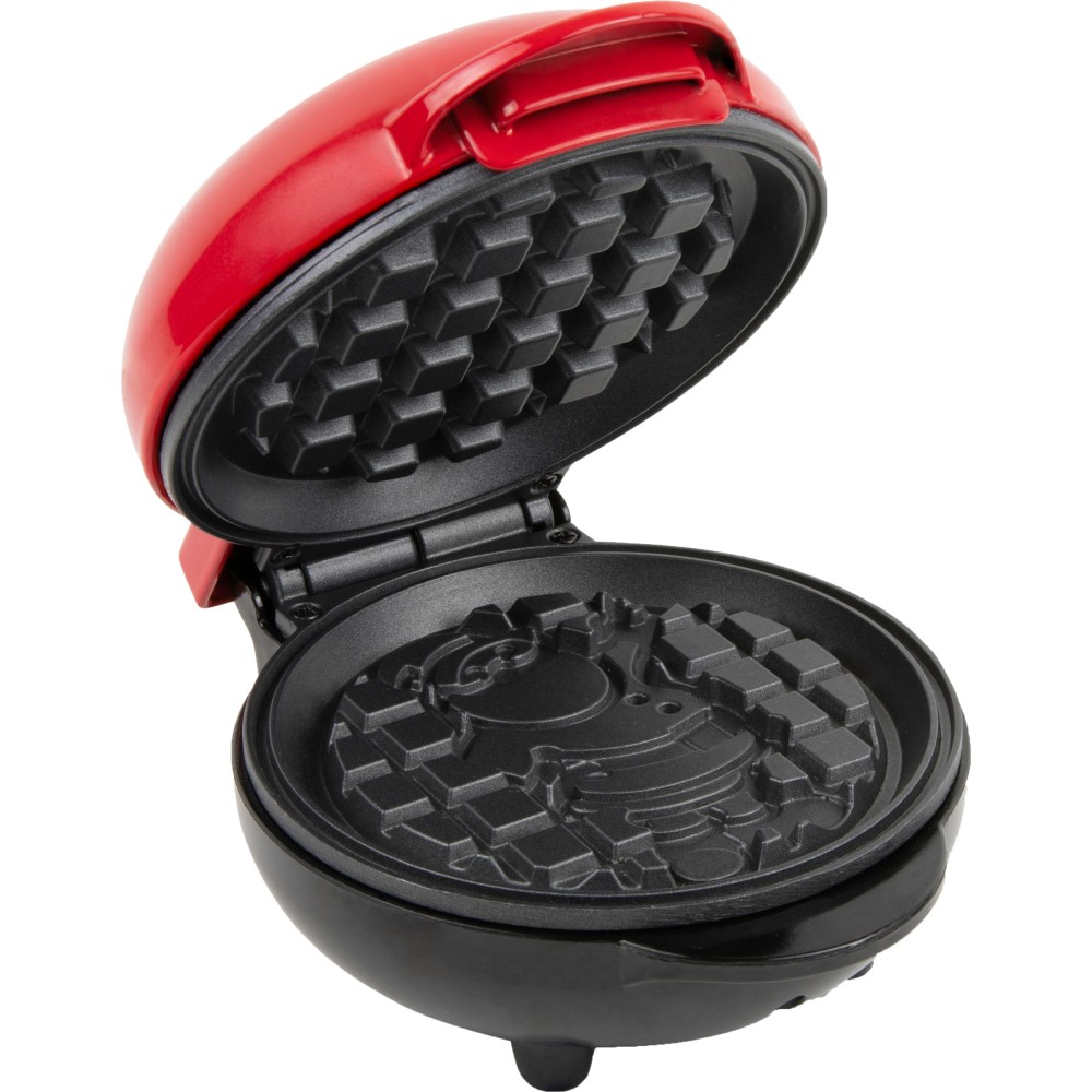 Nostalgia MyMini Personal Electric Waffle Maker, 3-3/4inH x 6-1/2inW x 5-1/4inD, Red Santa Claus MPN:MWFSNTCLS5RD