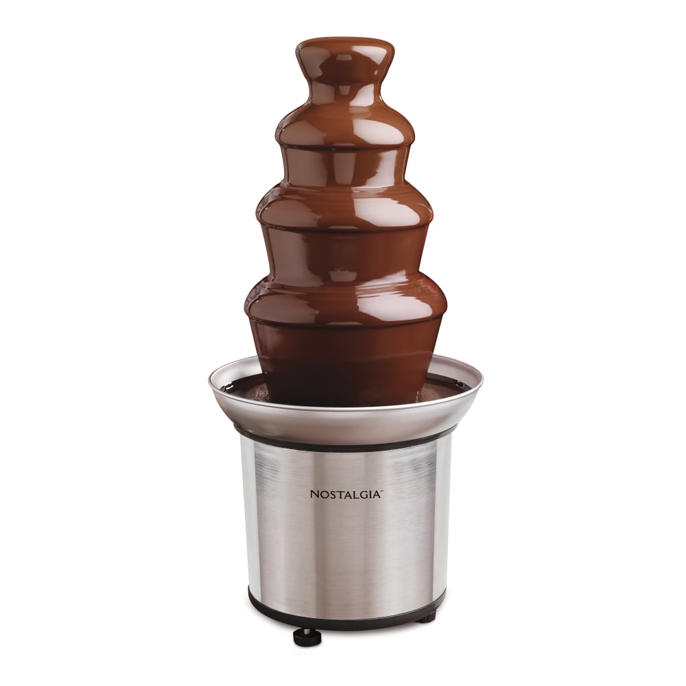 Nostalgia Electrics NCFF986SS 4-Tier Chocolate Fountain, 18in x 8-1/2in MPN:NCFF986SS