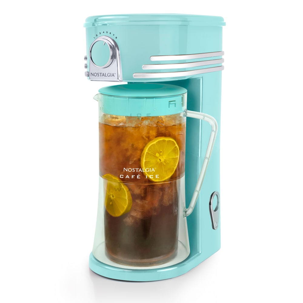 Nostalgia NCIT3PLSAQ Ice Tea & Coffee Maker, Aqua MPN:NCIT3PLSAQ