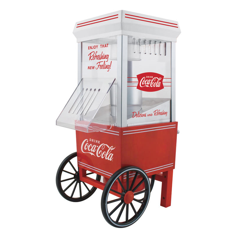 Nostalgia OFP501COKE Coca-Cola Hot Air Popcorn Maker, Red MPN:OFP501COKE
