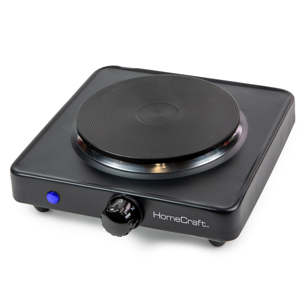 Nostalgia Electrics HomeCraft Single-Burner Hot Plate, Black MPN:HCSB75BK
