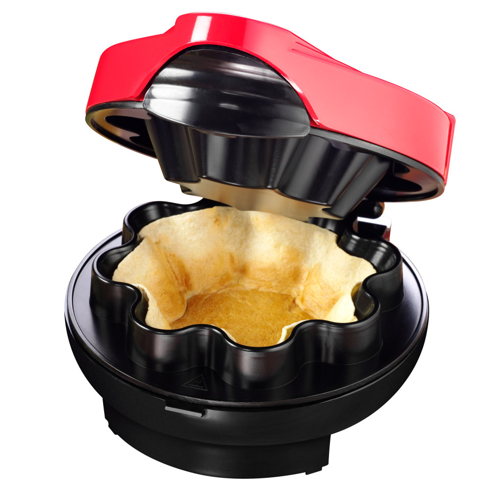 Taco Tuesday Baked Tortilla Bowl Maker, Red/Black MPN:TTTB1RD