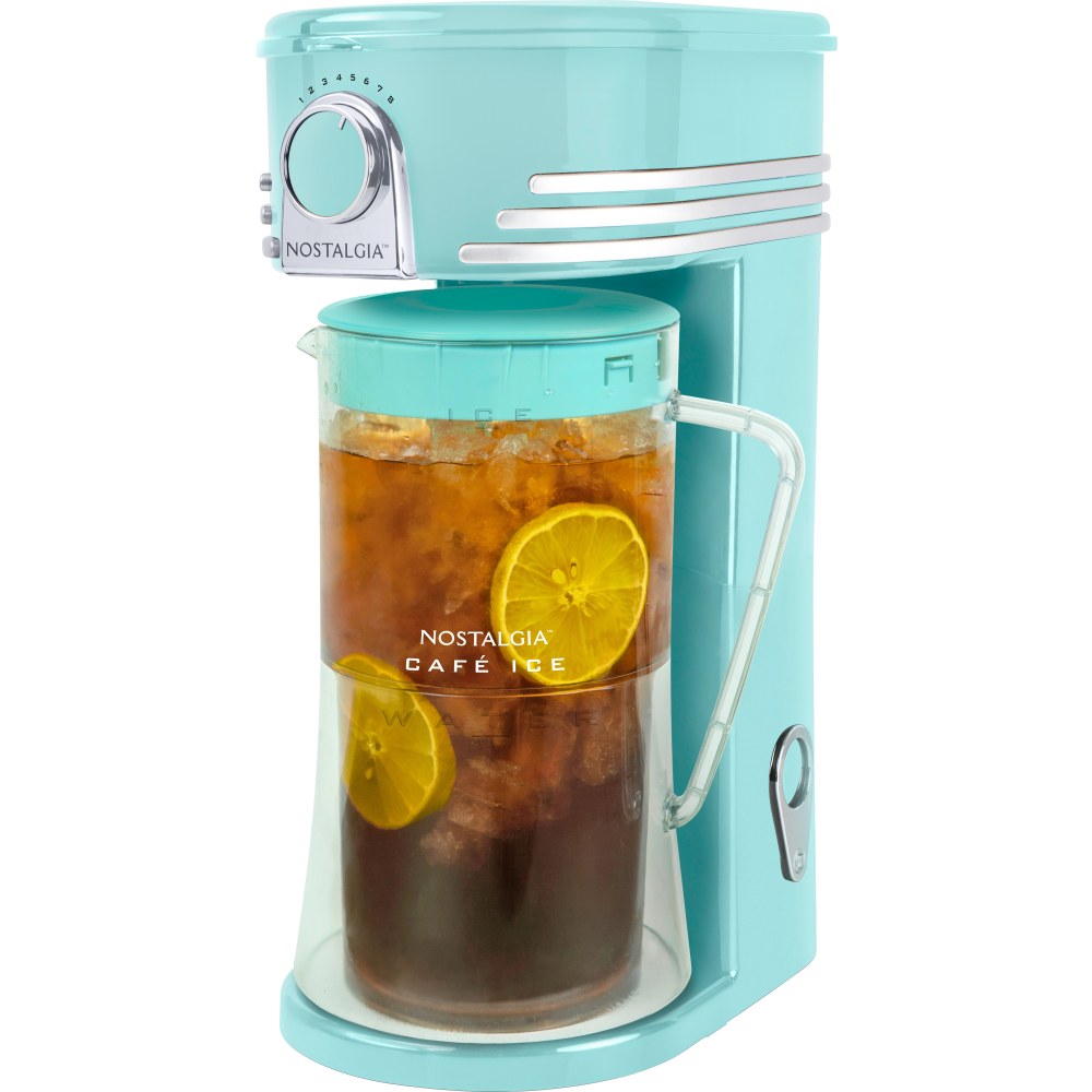 Nostalgia Electrics Ice Brew 12-Cup Tea And Coffee Maker, Aqua MPN:CIT3PLSAQ