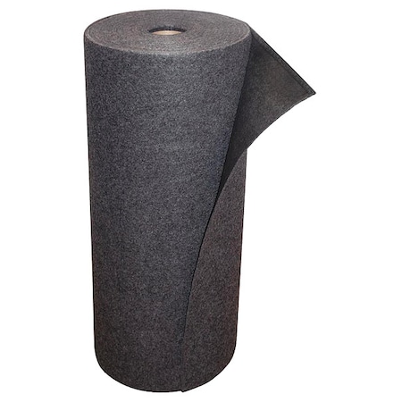 Entrance Mat, Polypropylene, 1/10 in Thick, Charcoal, 34 in W x 100 ft L MPN:048S3100CH