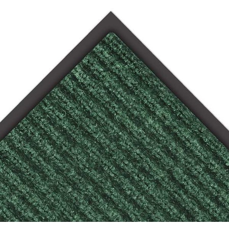 Entrance Mat, Polypropylene, 3/8 in Thick, Green, 3 ft W x 10 ft L MPN:109S0310GN