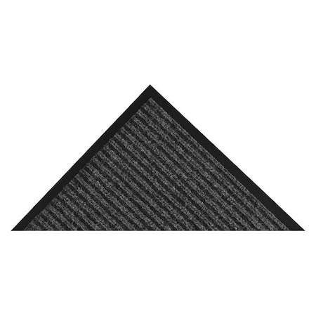 Entrance Mat, Polypropylene, 3/8 in Thick, Charcoal, 4 ft W x 20 ft L MPN:117S0420CH