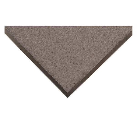 Entrance Mat, Polypropylene, 3/8 in Thick, Gray, 3 ft W x 16 ft L MPN:141S0316GY