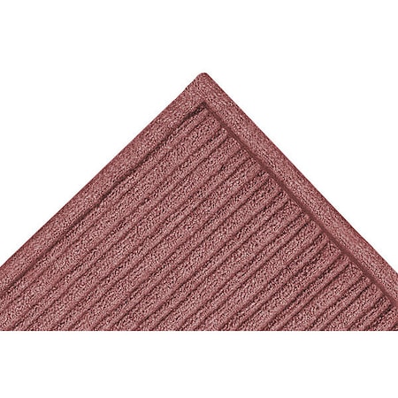 Entrance Mat, Polypropylene, 3/8 in Thick, Burgundy, 4 ft W x 6 ft L MPN:161S0046BD
