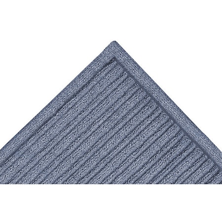 Entrance Mat, Polypropylene, 3/8 in Thick, Blue, 4 ft W x 6 ft L MPN:161S0046BU