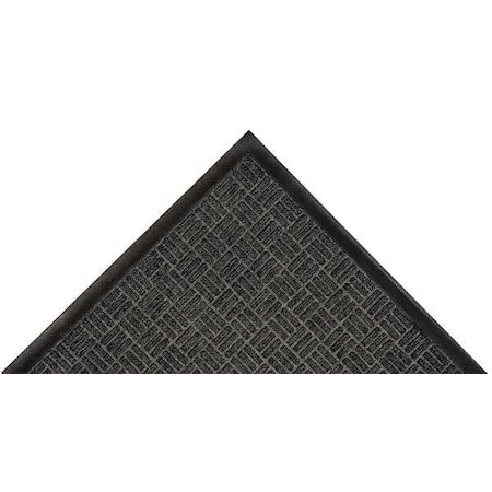 Entrance Mat, Polypropylene, 3/8 in Thick, Charcoal, 2 ft W x 3 ft L MPN:167S0023CH