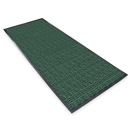 Entrance Mat, Polypropylene, 3/8 in Thick, Green, 4 ft W x 6 ft L MPN:167S0046HG