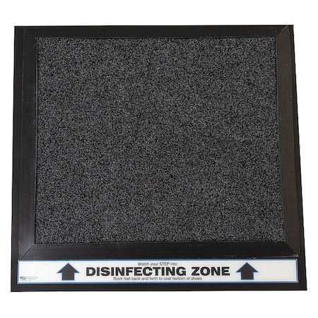 Replacement Mat for Cleaning/Scraping Zone, Vinyl, 24 in W x 24 in L MPN:355SC024CH