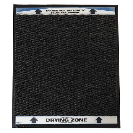 Replacement Mat for Drying Zone, Vinyl, 2 Ft W x 4 ft L MPN:355SC048BL