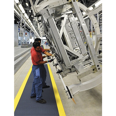 Antifatigue Mat, 72 ft. L x 4 ft. W, 1/2