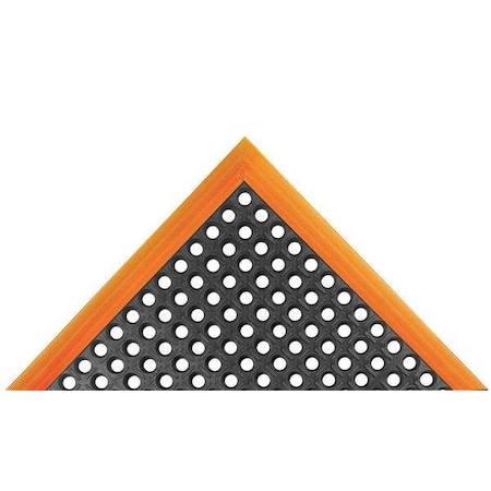 Antifatigue Mat, Rubber, Mini-Diamond Studded Top, 39 in W x 10 1/4 ft L, Black MPN:549S3124OB