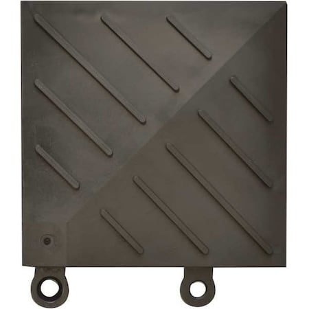 Ramp Inside Corner, 6 in W x PVC, Black MPN:620K0066BL