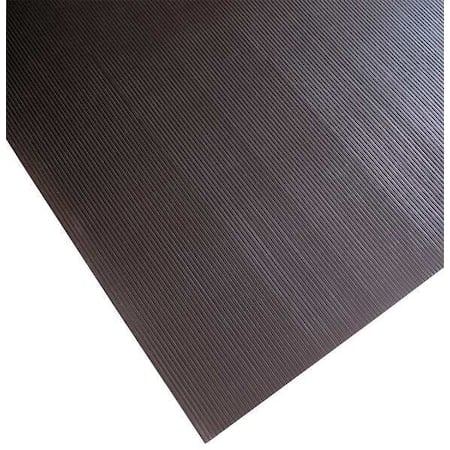 Traction Runner, 3/8 in Thickness, 4 in W x 105 ft L, Black MPN:730C0048BL