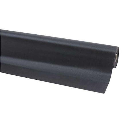 Traction Runner, 3/8 in Thickness, Vinyl, 150 ft L, Black MPN:730C0048BL