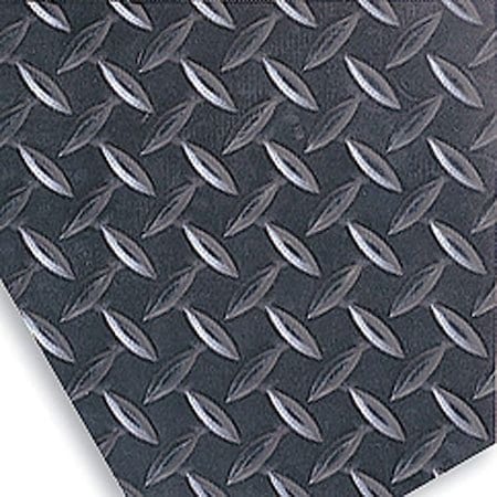 Traction Runner, 1/8 in Thickness, 4 ft W x 75 ft L, Black MPN:737R7548BL