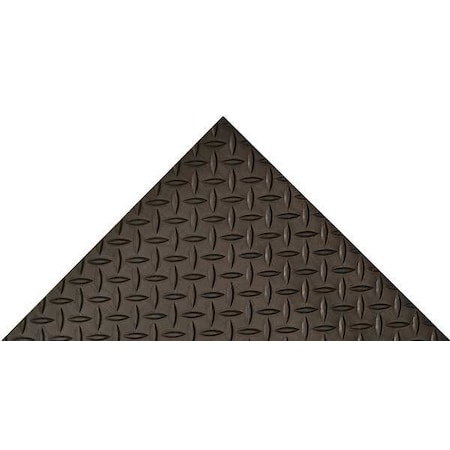Traction Runner, 5/32 in Thickness, Rubber, 75 ft L, Black MPN:738C0024BL