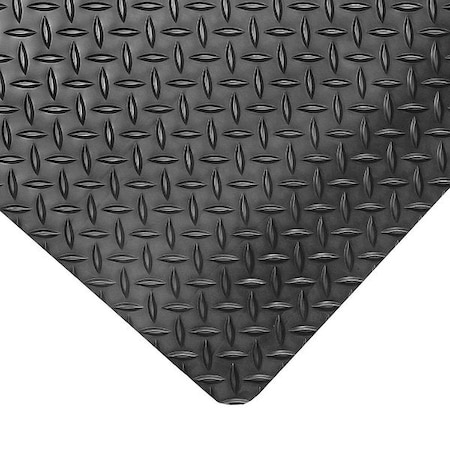 Traction Runner, 5/32 in Thickness, 3 ft W x 75 ft L, Black MPN:738C0036BL