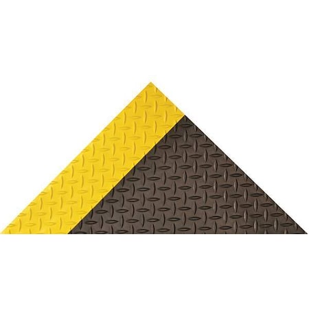 Traction Runner, 5/32 in Thickness, Rubber, 75 ft L, Black MPN:738C0048YB