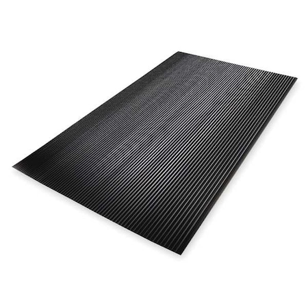Black Switchboard Mat, 1/4 in Thick, Vinyl MPN:830S0035BL