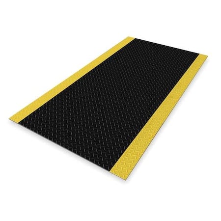 Black Switchboard Mat, 1/4 in Thick, Vinyl MPN:831S0035BY