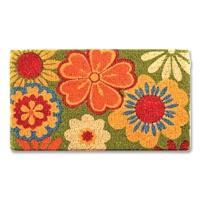 C11 Coir Mat 18X30 Summer Flowers MPN:C11S1830SF