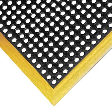 MAT549 Safety Stance 3-Side 26X40 Black/Yellow MPN:549S2640YB