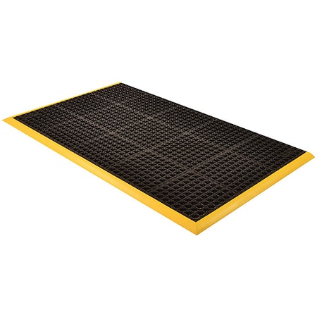 MAT549 Safety Stance 4-Side 40X124 Black/Yellow MPN:549S4124YB