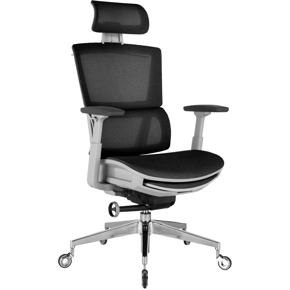 Nouhaus Rewind Ergonomic Fabric High-Back Executive Office Chair, Black MPN:NHO-0007BL