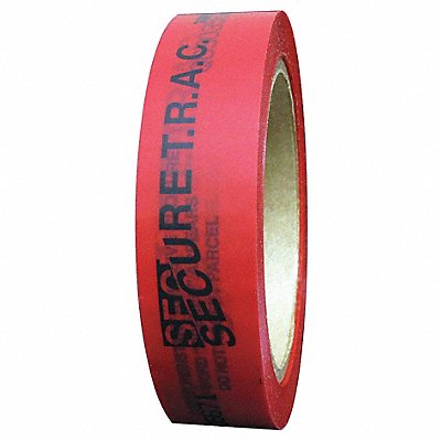 Tamper Evident Tape Red 1 In x 180 Ft MPN:PST1R-46A-180