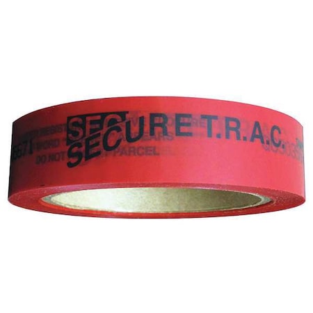 Tamper Evident Tape, Red, 1 In x 180 Ft MPN:PST1R-46A-180