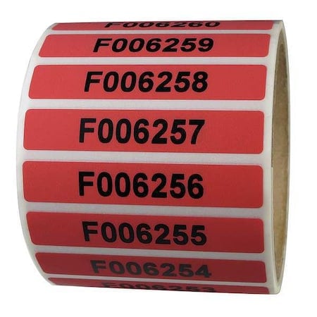 Tamper Evident Labels, Acrylic, 250 PK MPN:XSG155-36RESN-250