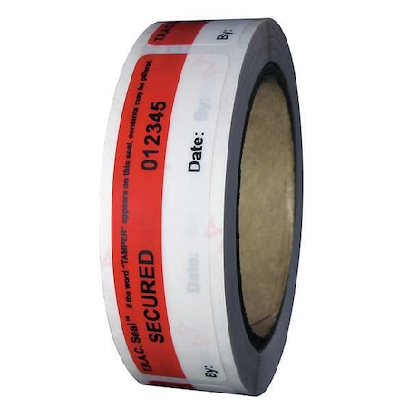 TamperEvidentTape, Acrylic, PK250 MPN:ZS48-29RWSN-250