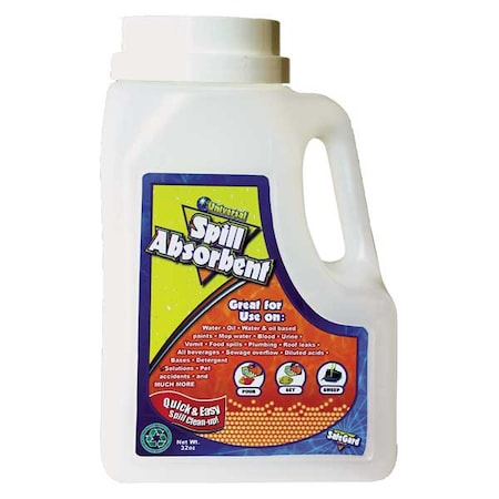 Loose Sorbent, Inert; Organic, 6 gal Volume Absorbed per Pkg., 2.5 lb lb, Shaker Bottle MPN:SGB-32