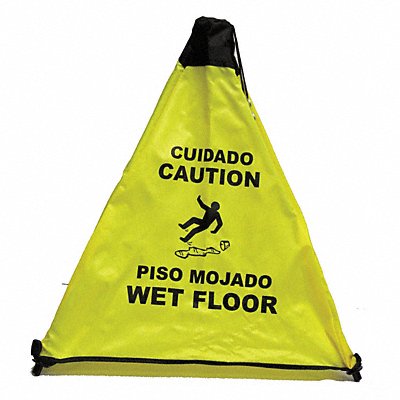 Safety Cone Yellow Cloth 18 in H MPN:PC111Y