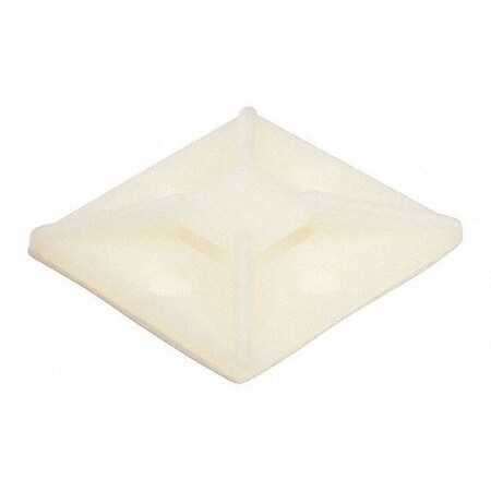 Adhesive Tie Mount, Natural, 1.5 x 1.5