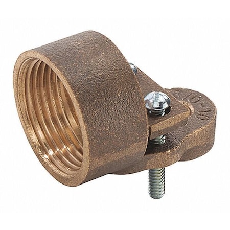 Conduit Fitting Grounding Hub, 1 in, Threaded, Steel, Bronze MPN:GHM-100