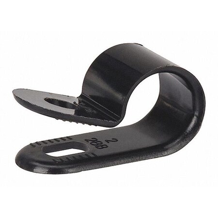 Cable Clamp, Nylon 6/6, 3/16 in Bundle Dia., Natural, 0.78 in L MPN:NC-187
