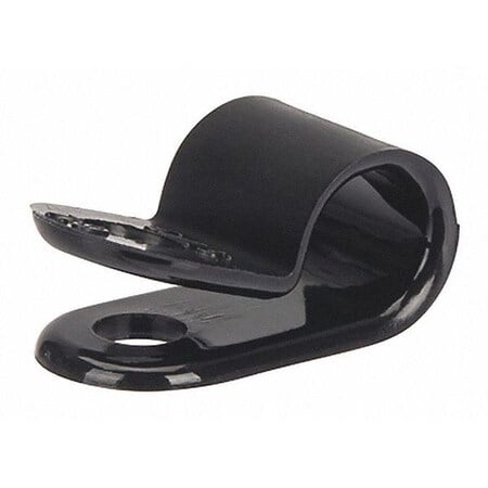 Cable Clamp, Nylon 6/6, 5/16 in Bundle Dia., Black, 0.86 in L MPN:NCH-312-0