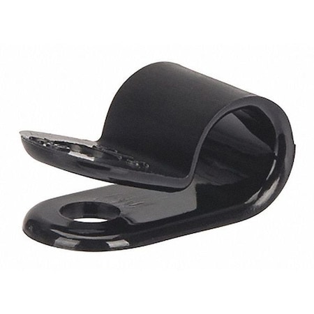 Cable Clamp, Nylon 6/6, 3/4 in Bundle Dia., Black, 0.94 in L MPN:NCH-375-0