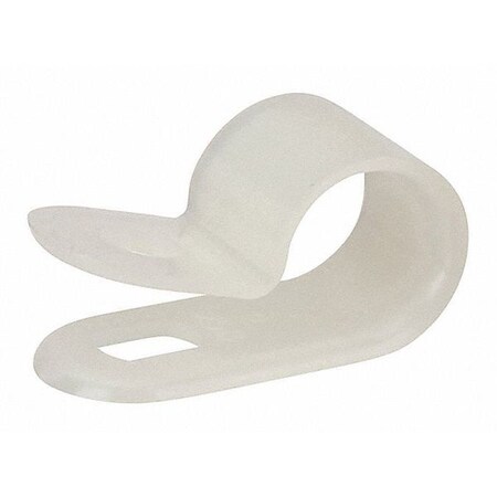 Cable Clamp, Nylon 6/6, 3/4 in Bundle Dia., Natural, 0.94 in L MPN:NCH-375