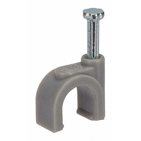 Cable Clip, Polyethylene, 0.315 in Bundle Dia., Gray MPN:PNC-315G