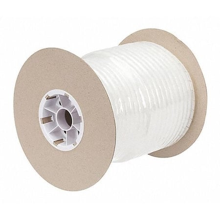 Spiral Wrap, 5/16 in Inside Dia., 2-3/8 in Max Bundle Dia., 100 ft, Polyethylene, White MPN:SRPE-375