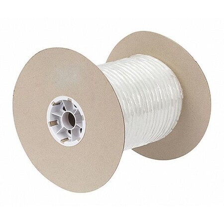 Spiral Wrap, 3/8 in Inside Dia., 2-3/8 in Max Bundle Dia., 100 ft, Polyethylene, White MPN:SRPE-500